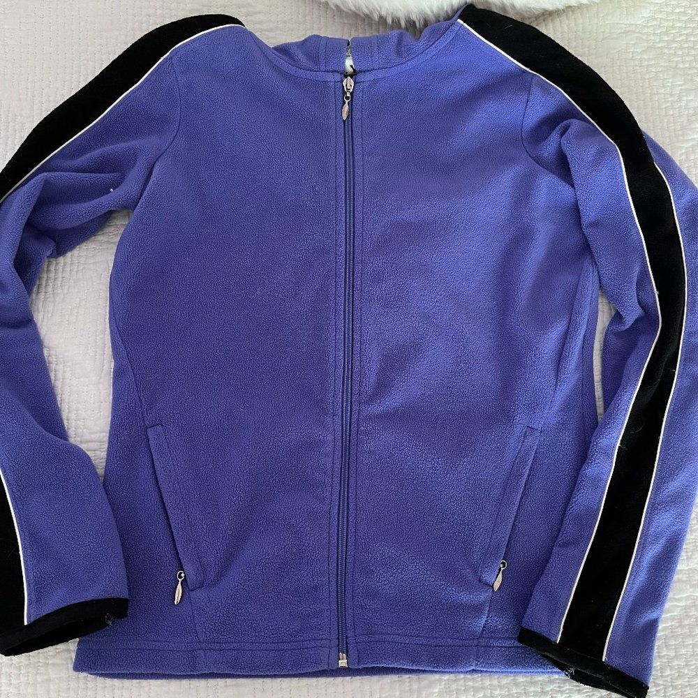 Fleece Full Zip Hoodie/ sweatshirt/ jacket (small)